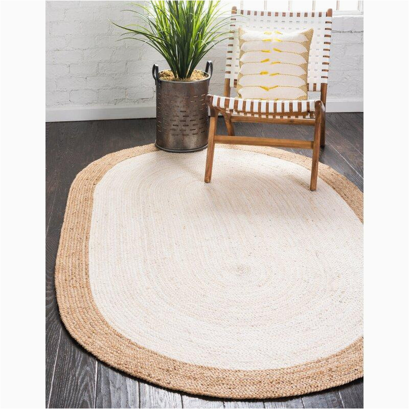 Oval area Rugs 6 X 8 Reversible 6′ X 8′ Oval area Rug for Bedroom, Braided Indoor Jute …