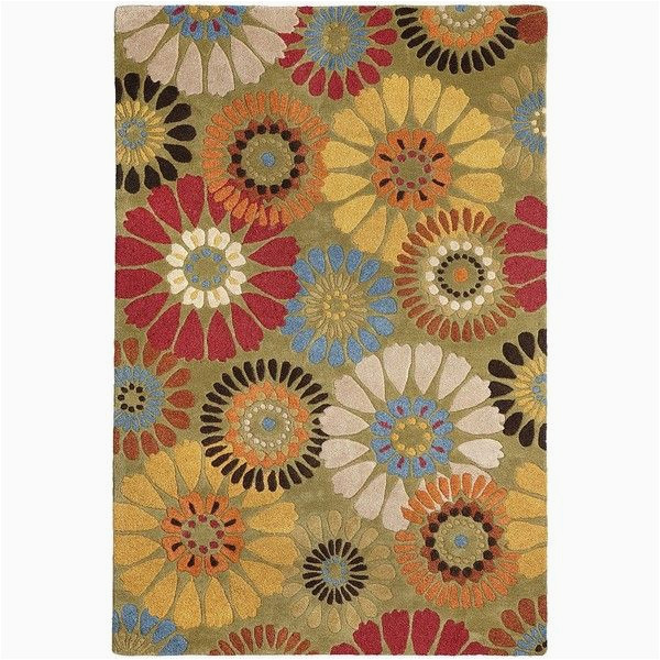 Pier One area Rugs 8 X 10 Pier One Verna Moss Pinwheel Rug ($400) Found On Polyvore Cool …
