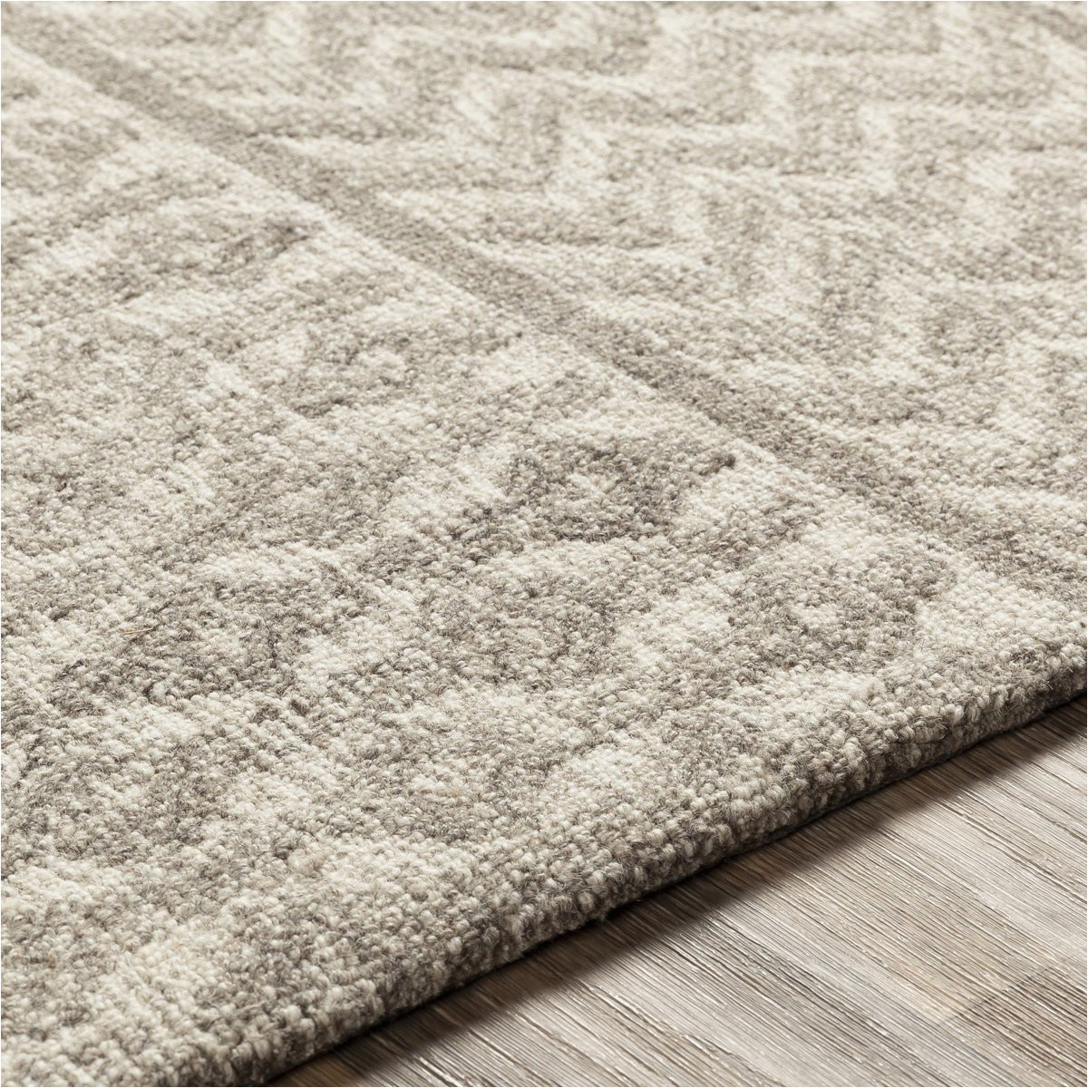 Pittsfield Hand Tufted Wool Cream area Rug Surya Maroc 23453 area Rugs Wool Moroccan area Rugs Rugs Direct