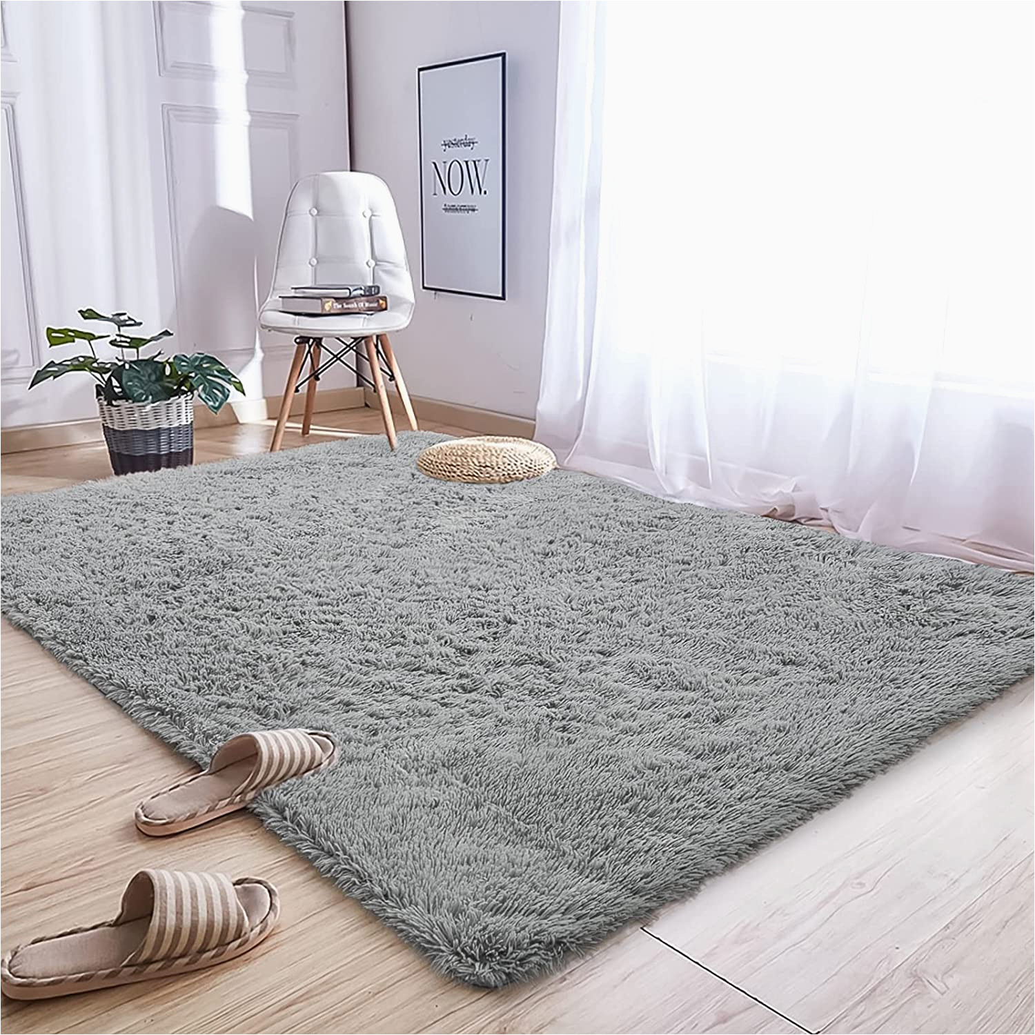 Plush area Rugs for Sale Buy andecor soft Fluffy Bedroom area Rugs – 5 X 8 Feet Modern …