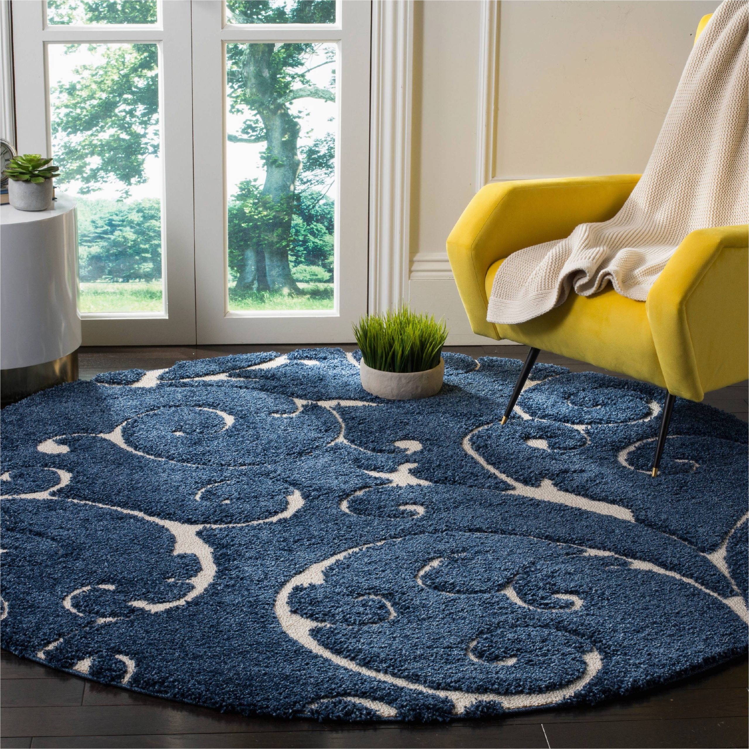 Safavieh Florida Douglas Floral Vines Shag area Rug or Runner Safavieh Florida Douglas Floral Vines Shag area Rug or Runner