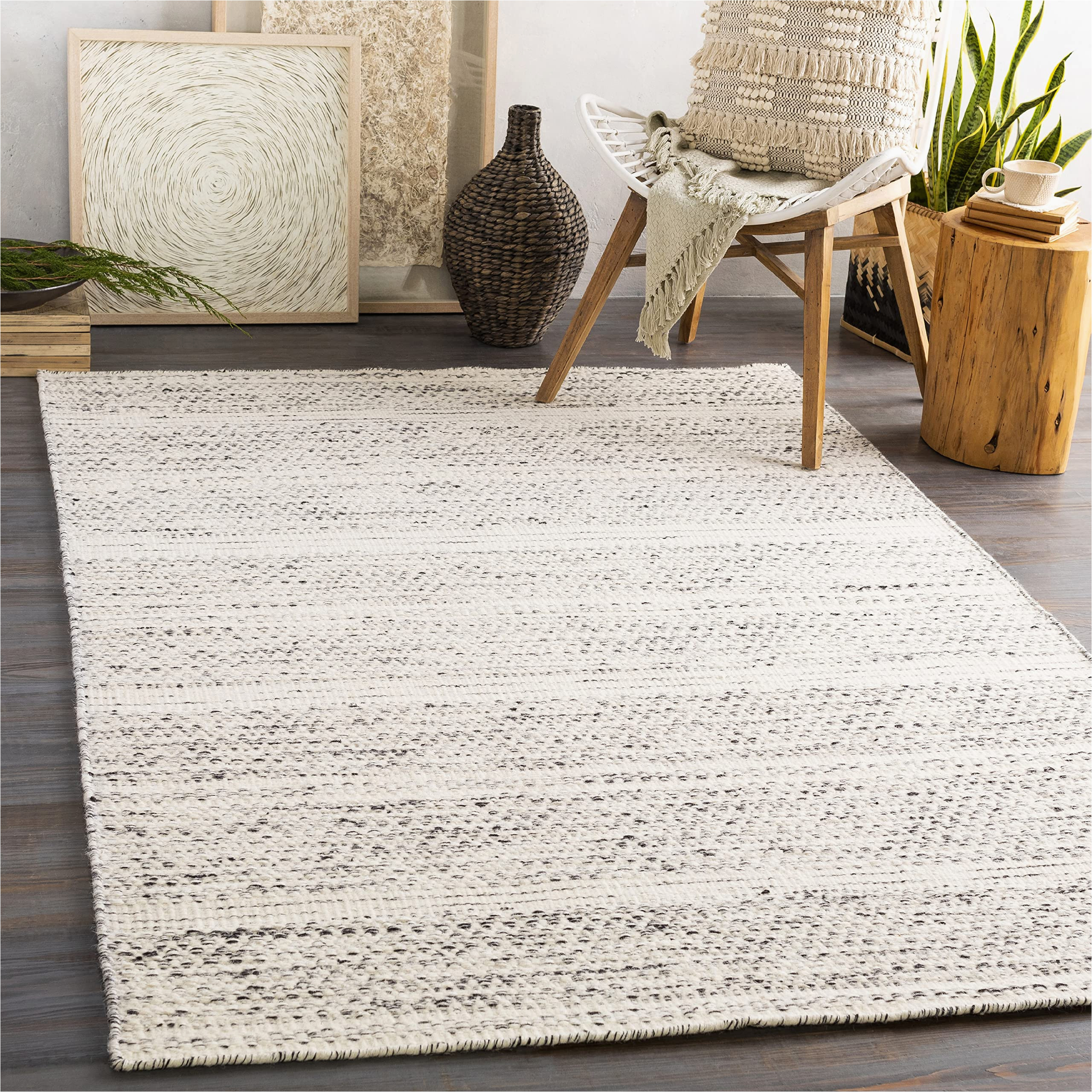 10 X 14 area Rugs Cheap Mark&day area Rugs, 10×14 Marie Modern Cream area Rug, White / Blue / Black Carpet for Living Room, Bedroom or Kitchen (10′ X 14′)