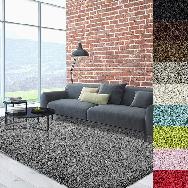 10×10 area Rug Home Depot Cozy, soft, and Dense Shag Square area Rug (10′ X 10′)