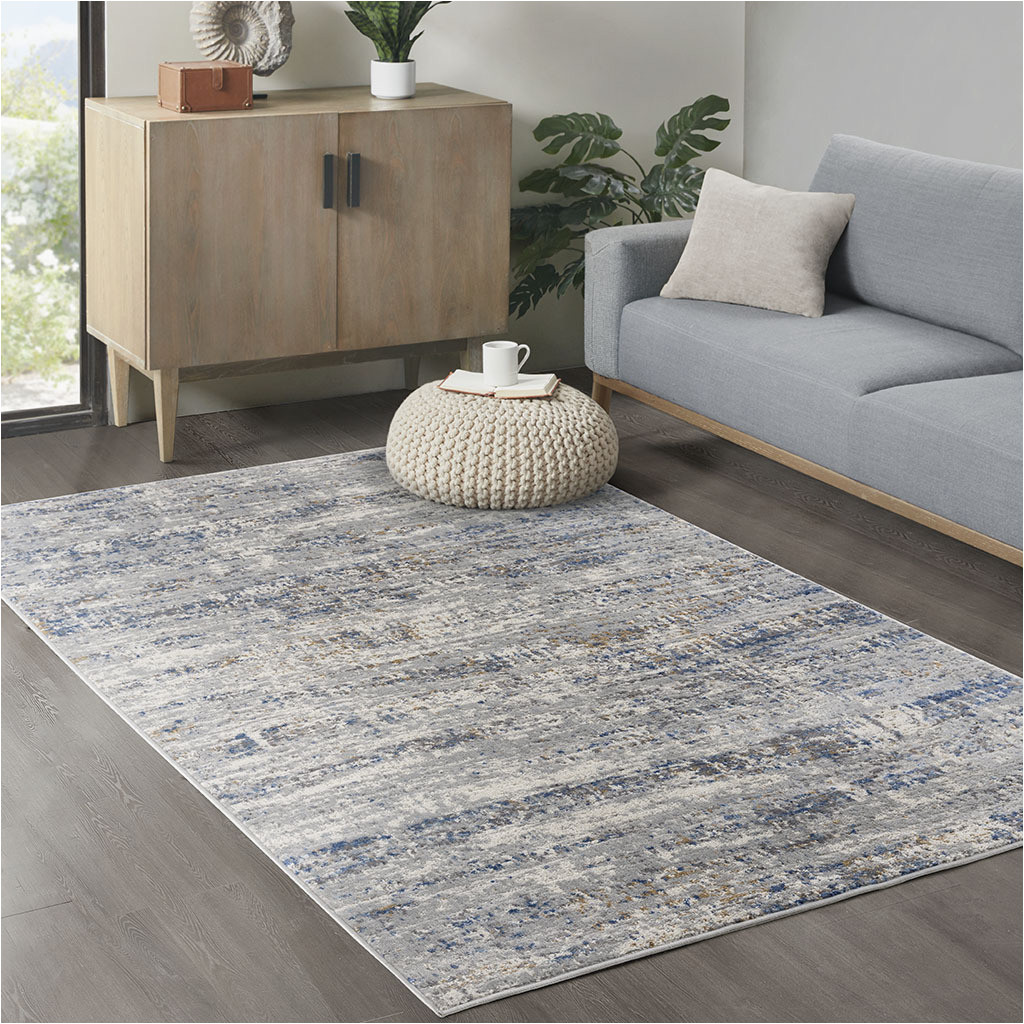 4 X 6 area Rugs Blue Harley 4×6 area Rug Blue & Cream