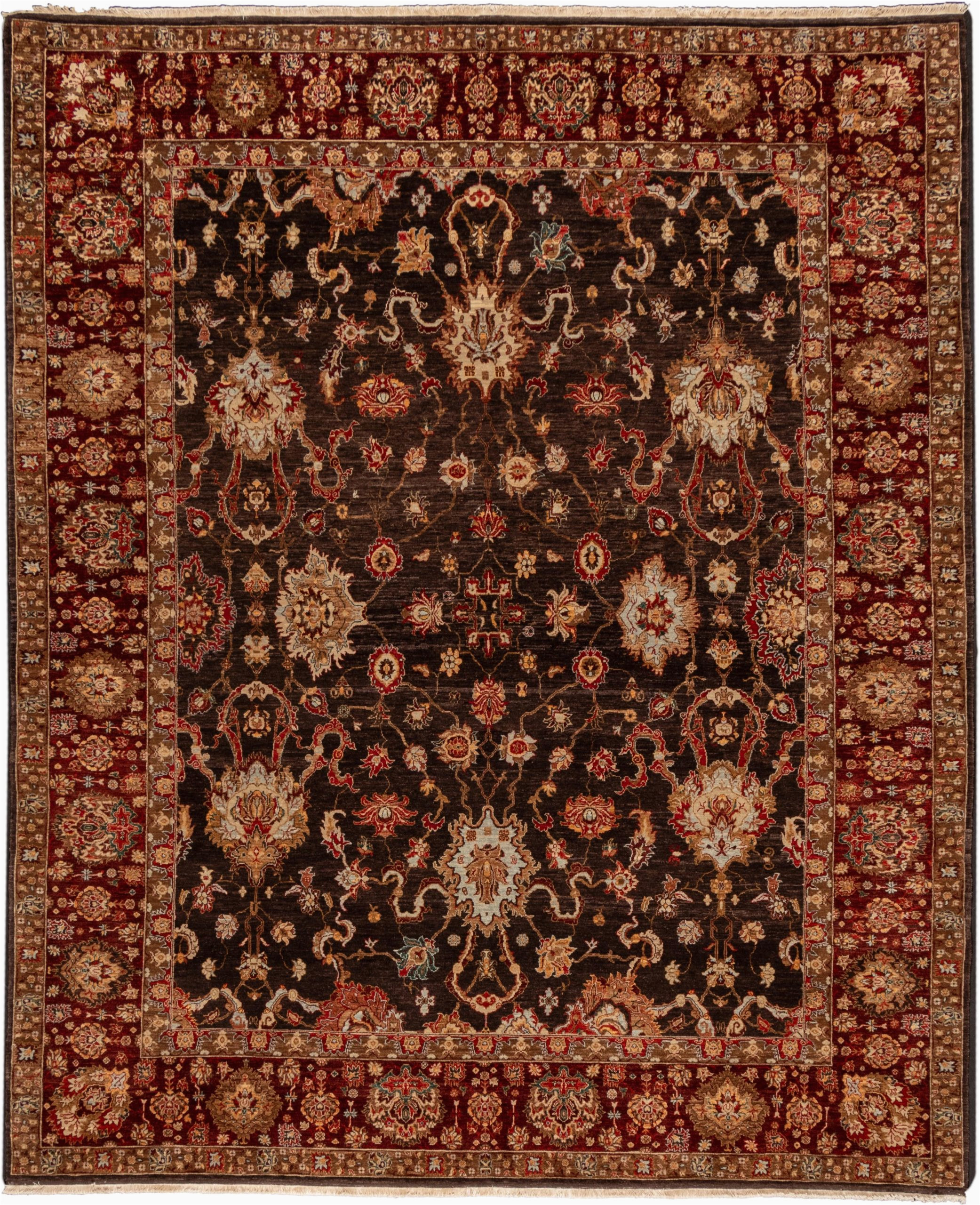 8 X 10 Traditional area Rugs Turkish Traditional 8×10 Brown Wool area Rug – oriental Rug Mart Inc