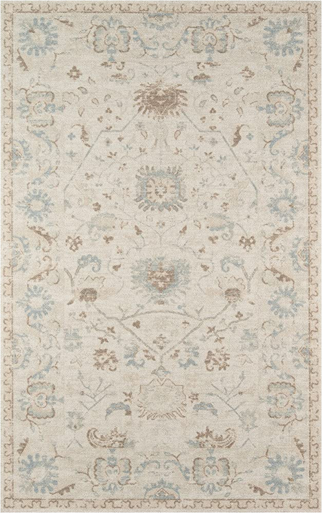 Anatolia Milo area Rug Momeni Momeni Anatolia Wool and Nylon area Rug, 2′ X 3′ Beige