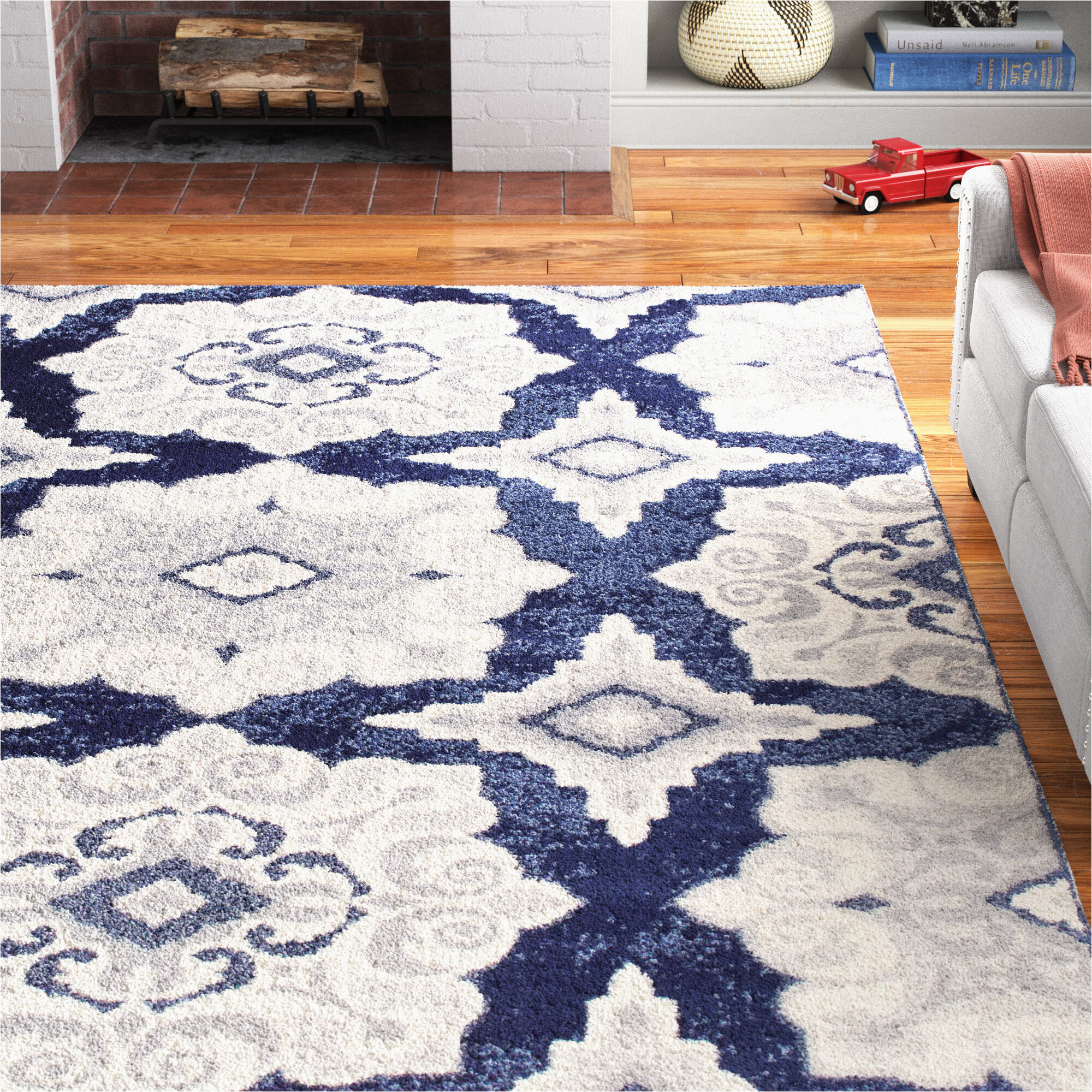 Area Rugs with Blue In them andover Millsâ¢ Mountview Floral Navy Blue Indoor area Rug …