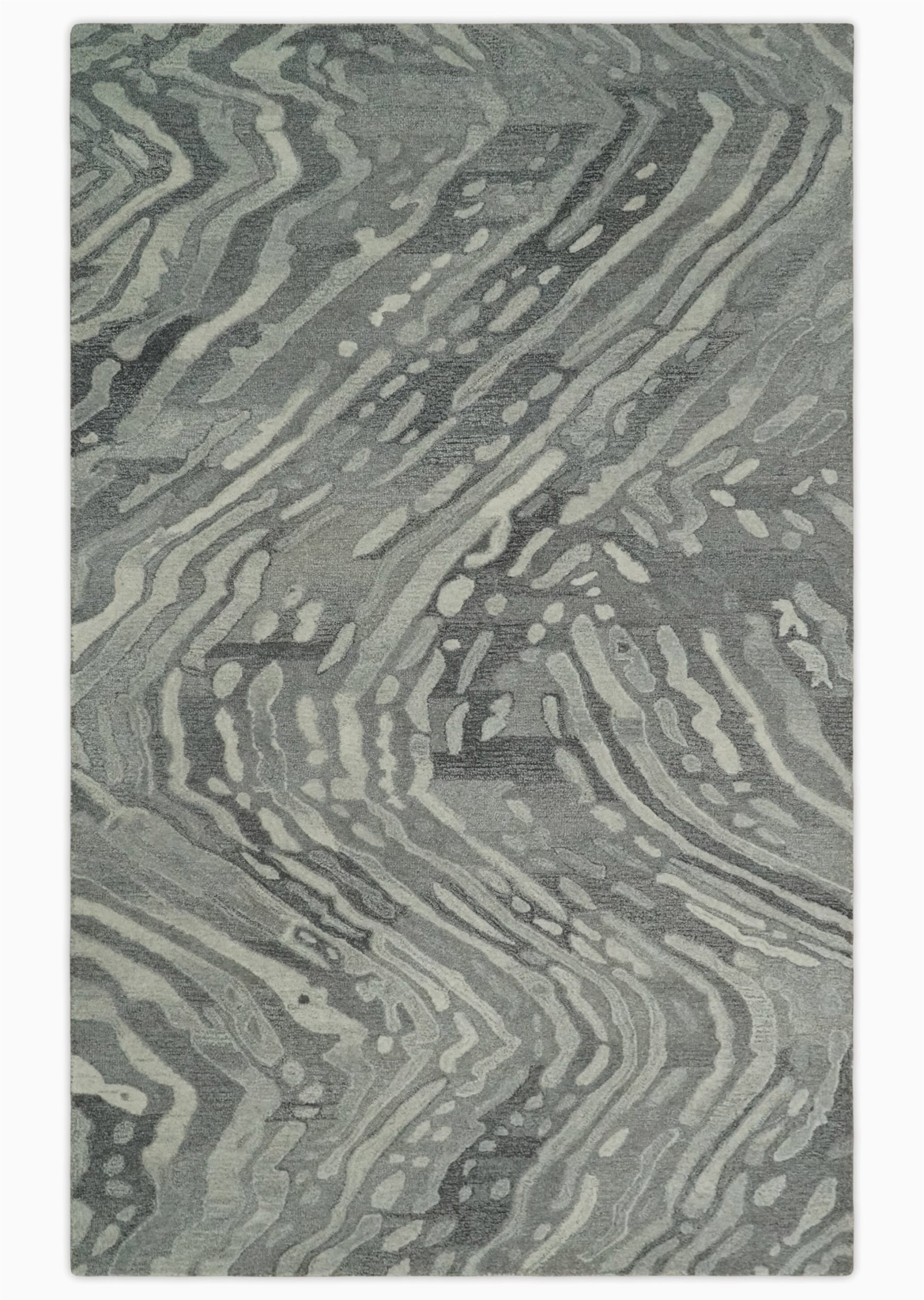Bargas Hand Tufted Wool Teal area Rug Abstract Modern Hand Tufted 2×3 3×5 5×8 6×9 8×10 and 9×12 – Etsy …