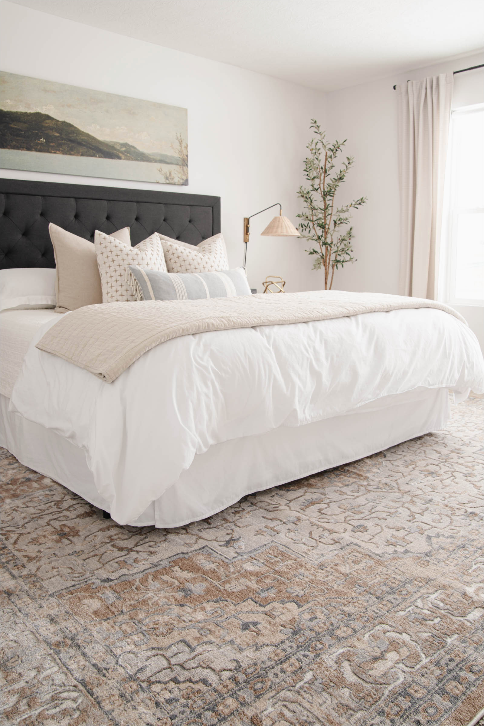 Bedroom area Rugs On Sale the Best Affordable area Rugs & Sizing Tips – Caitlin Marie Design
