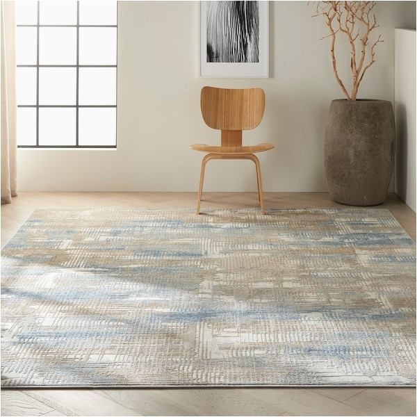 Bernd Hand Woven Natural Blue area Rug Buy Blue Modern & Contemporary Calvin Klein area Rugs Online at …