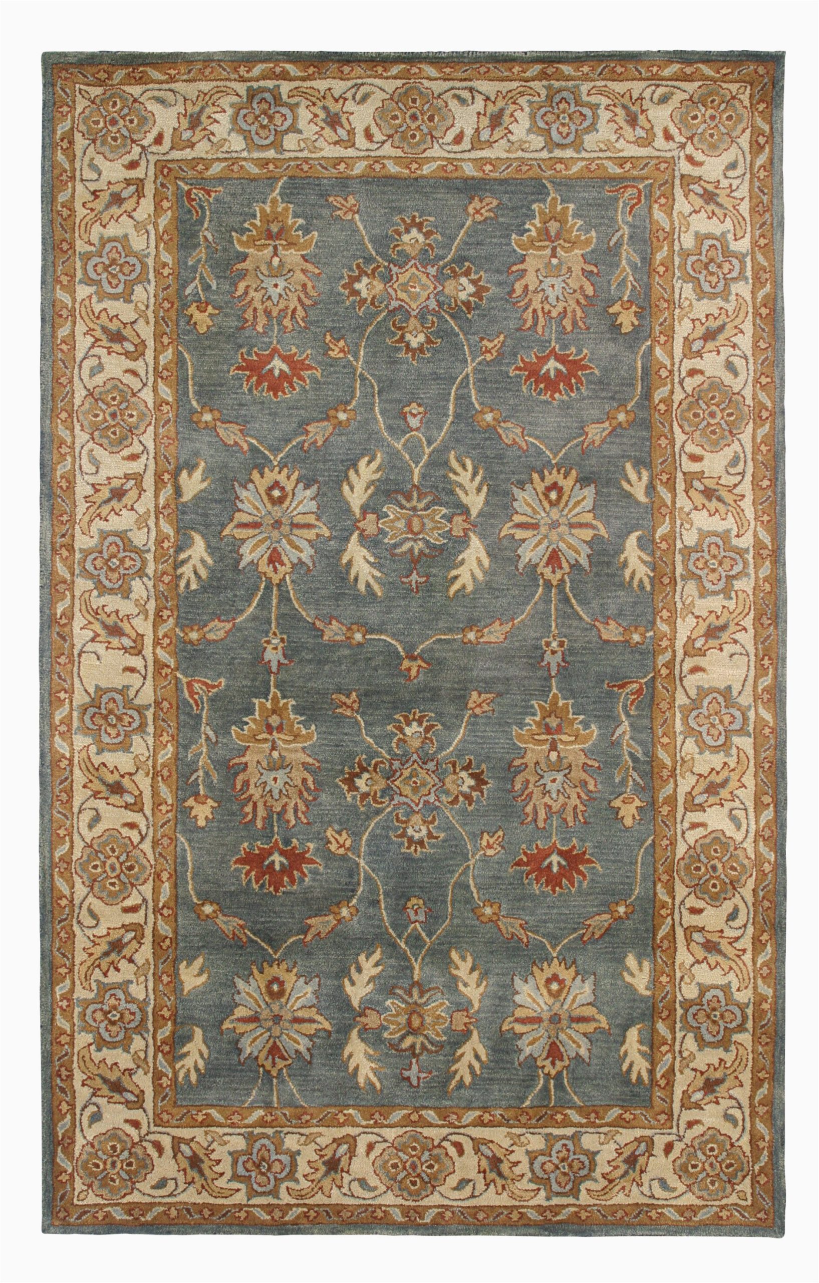 Charisma area Rug Home Depot Dynamic Rugs Charisma 7 X 10 Wool Blue Floral area Rug In the Rugs …