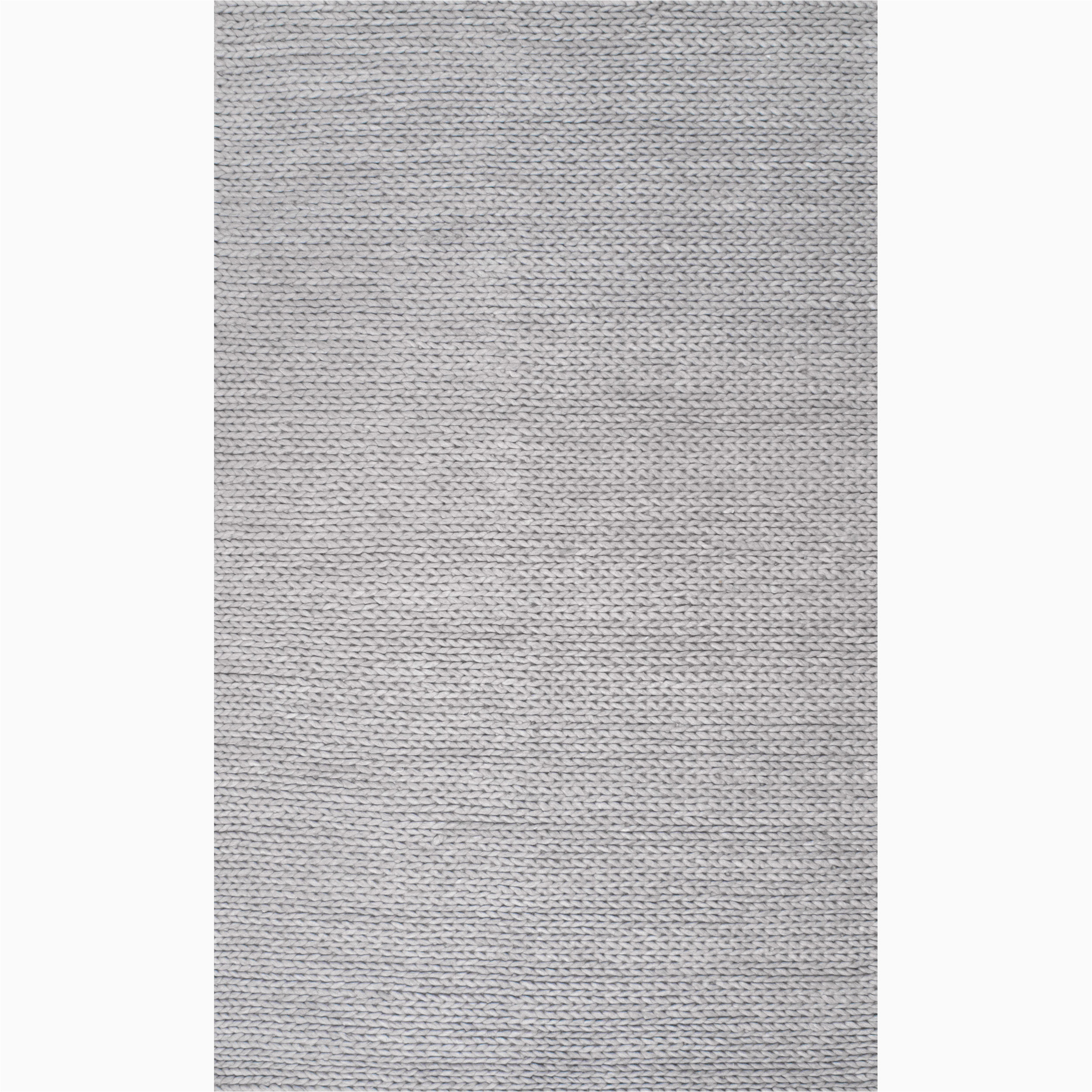 Gray Wool area Rug 8×10 Nuloom Penelope Braided Wool area Rug, 8′ X 10′, Light Gray