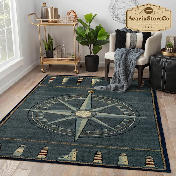 Home Goods Outdoor area Rugs Nautical Rug Nautical area Rug Home Decor Rug Large Vintage – Etsy.de