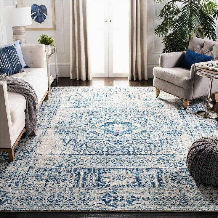 Huma Blue Ivory area Rug Ameesha oriental area Rug In Blue/ivory Inexpensive Rugs, Blue …