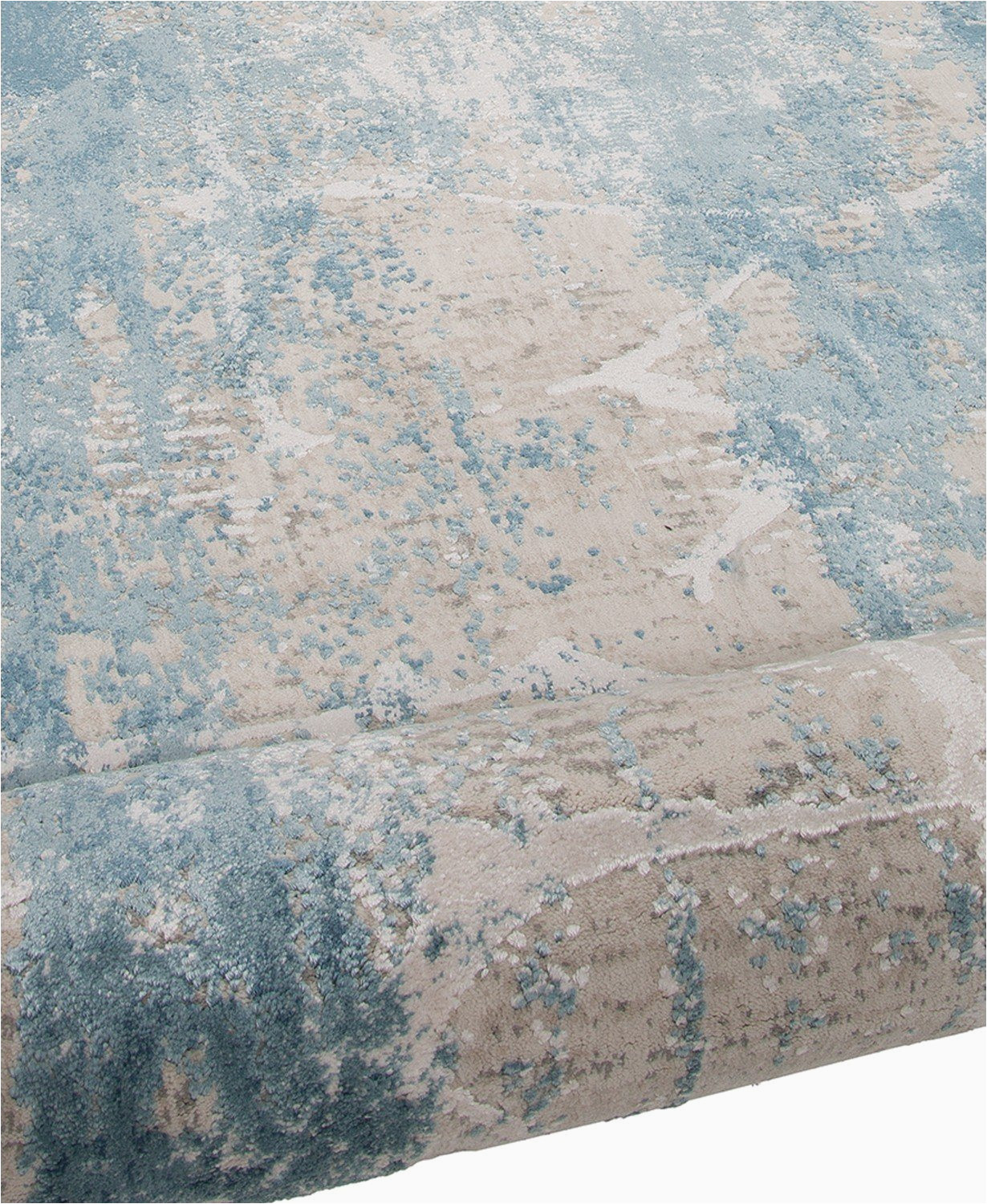 Km Home Alloy area Rug Collection Alloy All341 Light Blue â Kenneth Mink Home