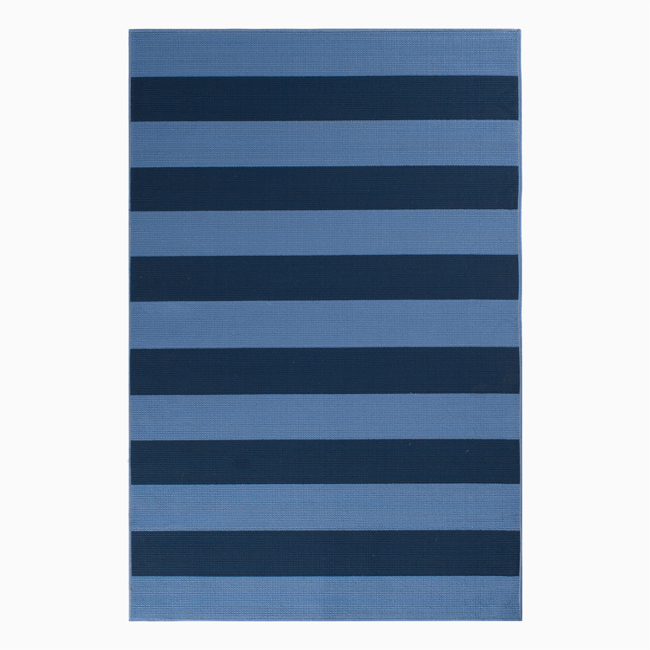 Natco Home Tributary area Rug Loomaknoti Tributary Awning Stripe 6′ X 9′ Striped Indoor/outdoor area Rug , Blue