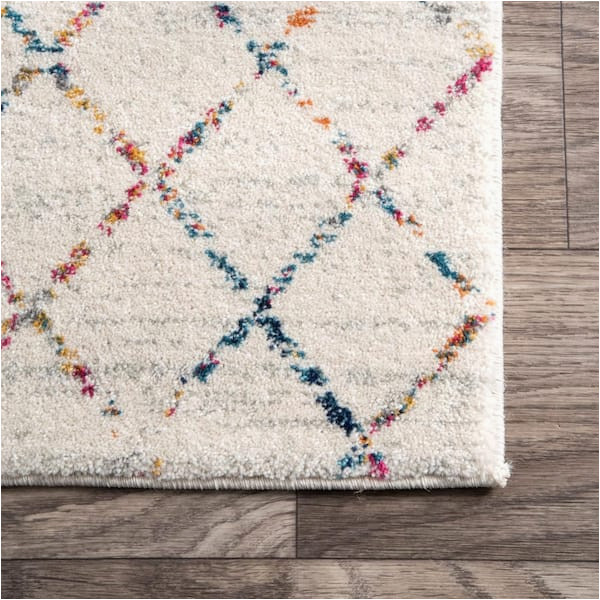 Nuloom Moroccan Blythe area Rug 8 X 10 Light Multi Blythe Modern Moroccan Trellis Light Multi 8 Ft. X 10 Ft. area Rug