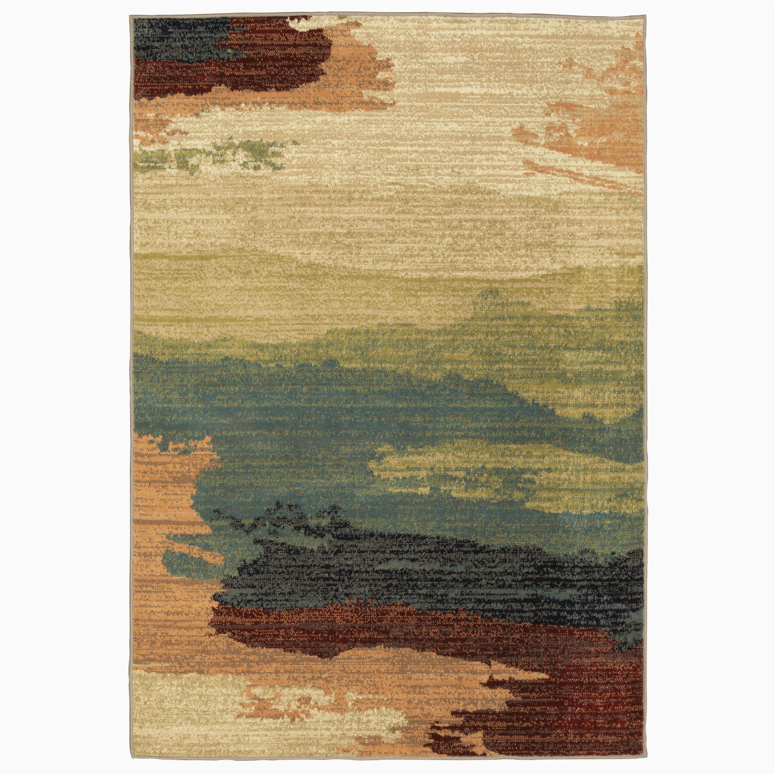 Orian Rugs Fading Panel Multicolor Indoor area Rug Avalon Home Edison Painted Mirage area Rug