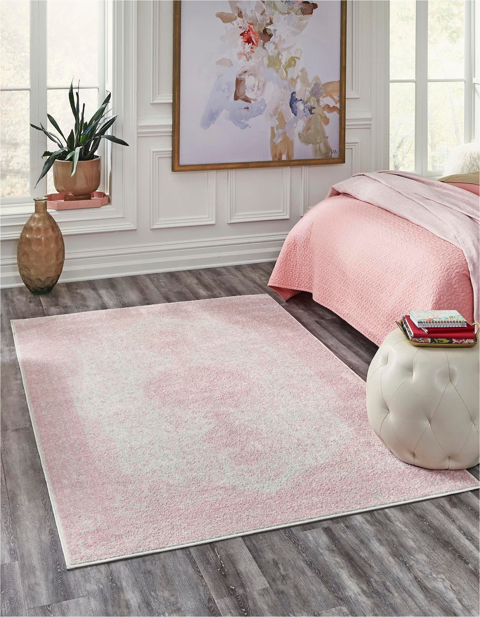 Pink area Rug 5 X 8 Rugs.com Dover Collection Rug â 5′ X 8′ Pink Low-pile Rug Perfect for Bedrooms, Dining Rooms, Living Rooms