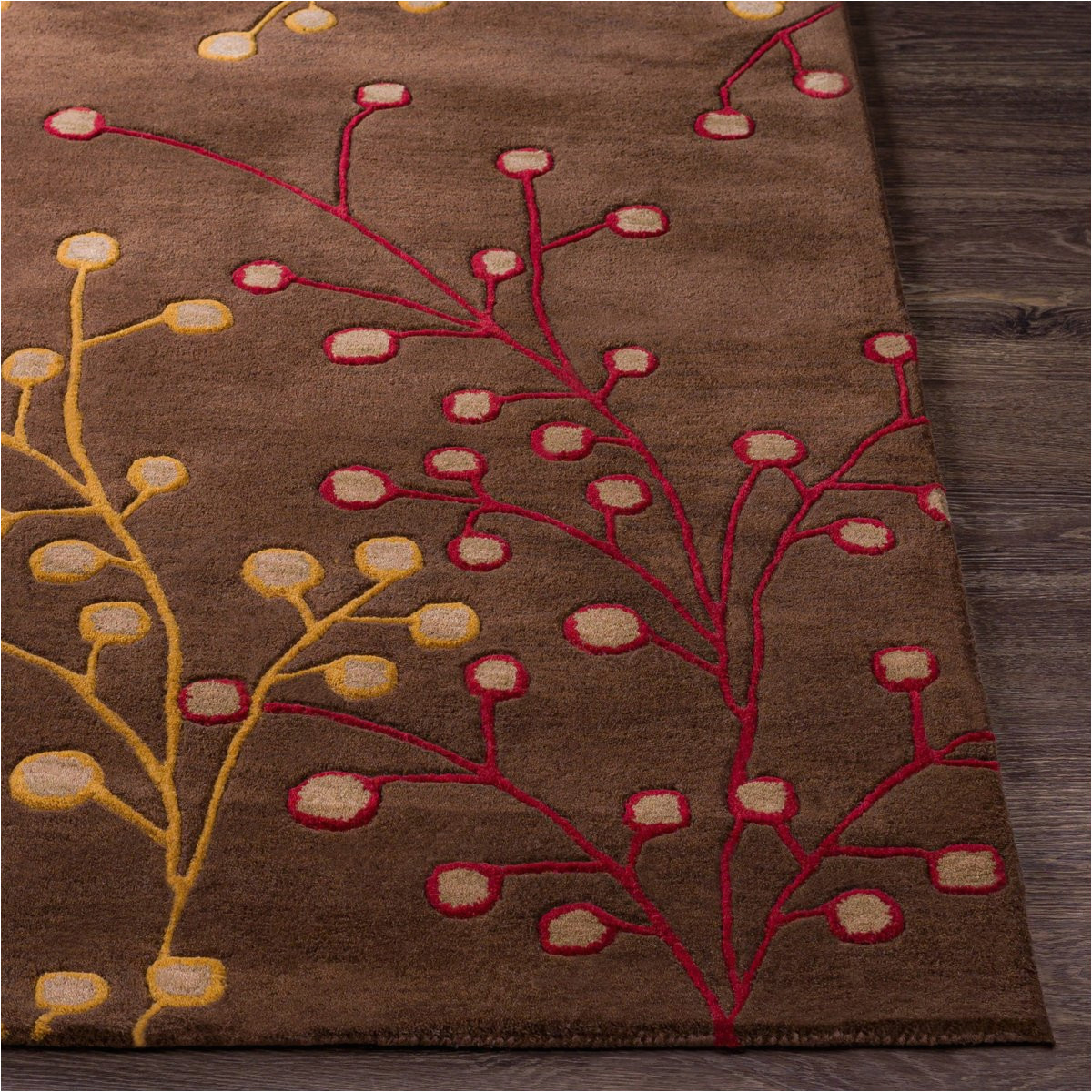 Sakura Branch Floral Wool area Rug Surya athena ath-5052 Rug Floral Wool area Rug Rugs Direct