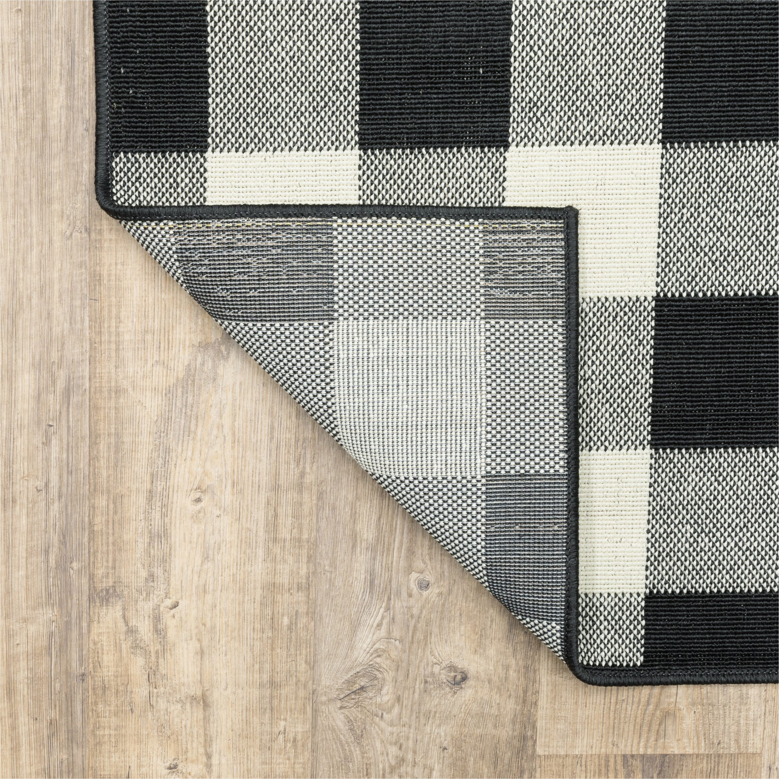 Wiest Gingham Check Black Indoor Outdoor area Rug the Gray Barn told Gait Indoor/outdoor Gingham Check area Rug – On …