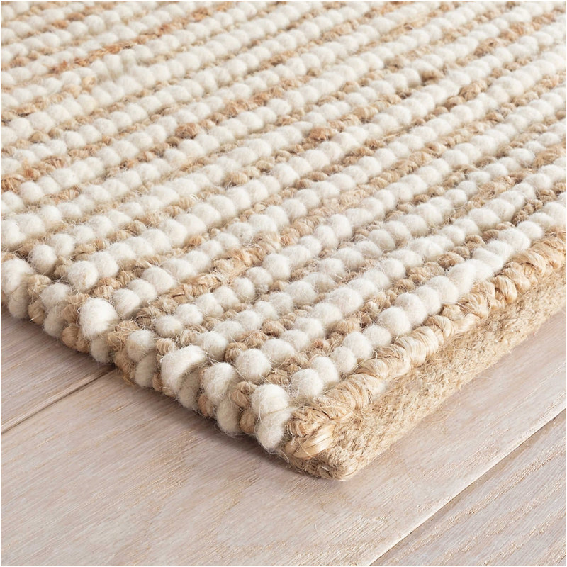 Wool and Jute area Rug Twiggy Natural Woven Wool/jute Rug Annie Selke