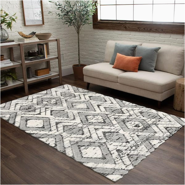 10 X 10 area Rugs Cheap Private Brand Unbranded Bazaar Vadoma Grey 7 Ft. 10 In. X 10 Ft …