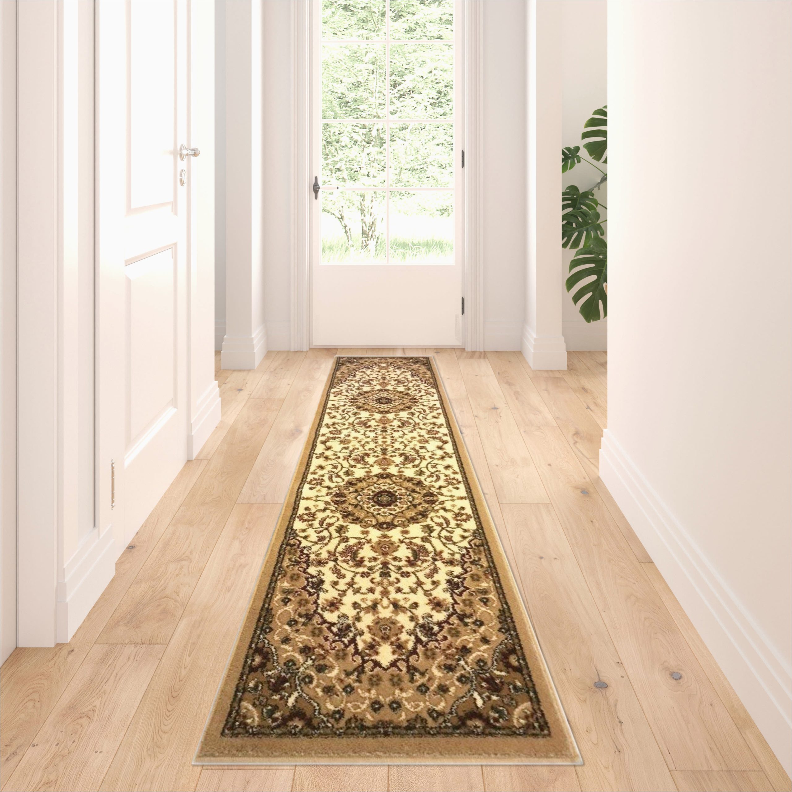 10 X 15 Foot area Rug Masada Rugs Traditional area Rug Runner 32 In. X 15 Ft. 10 In. Ivory Bellagio 401