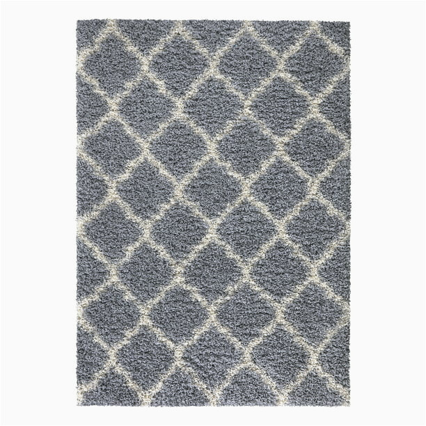 5×7 area Rugs at Home Depot Sweet Home Stores Cozy Moroccan Trellis 3×5 Indoor Shag area Rug …