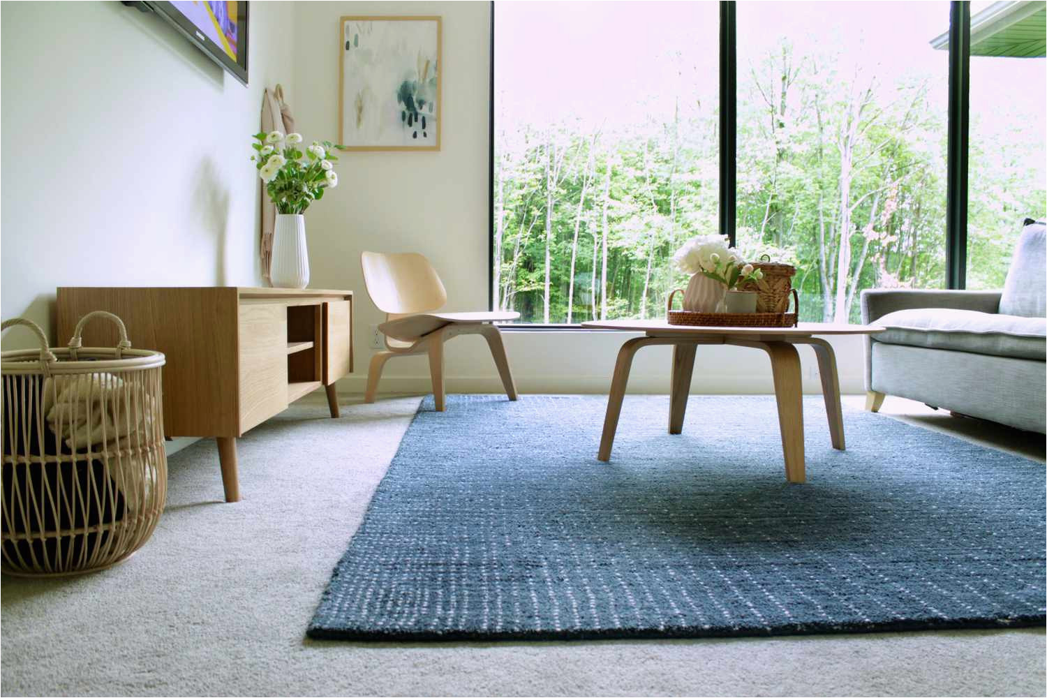 Area Rug On Carpet Living Room Tips for Using area Rugs Over Carpet