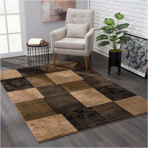 Area Rugs 4×6 Home Depot Rug Branch Montage Collection Modern Abstract area Rug (4×6 Feet …