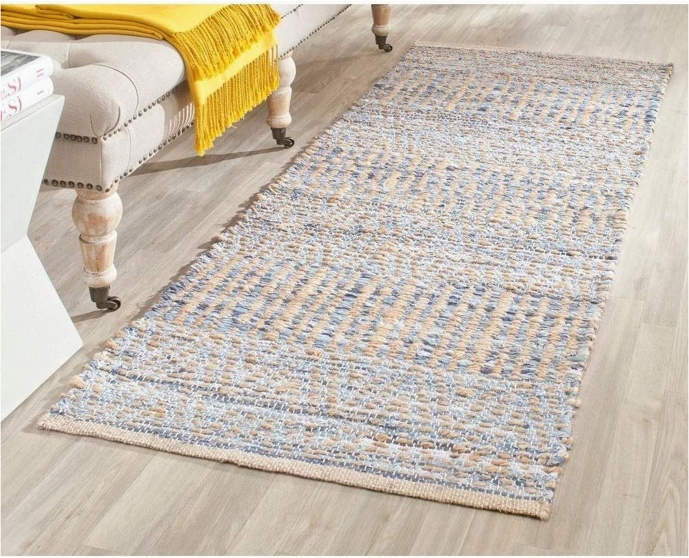 Bernd Hand Knotted Natural Blue area Rug Amazon.com: Safavieh Cape Cod Collection 9′ X 12′ Natural / Blue …