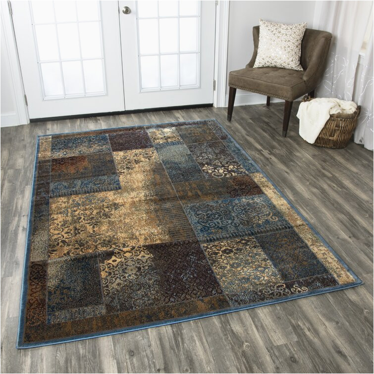 Conestoga Trading Company area Rugs Abstract area Rug In Blue/tan