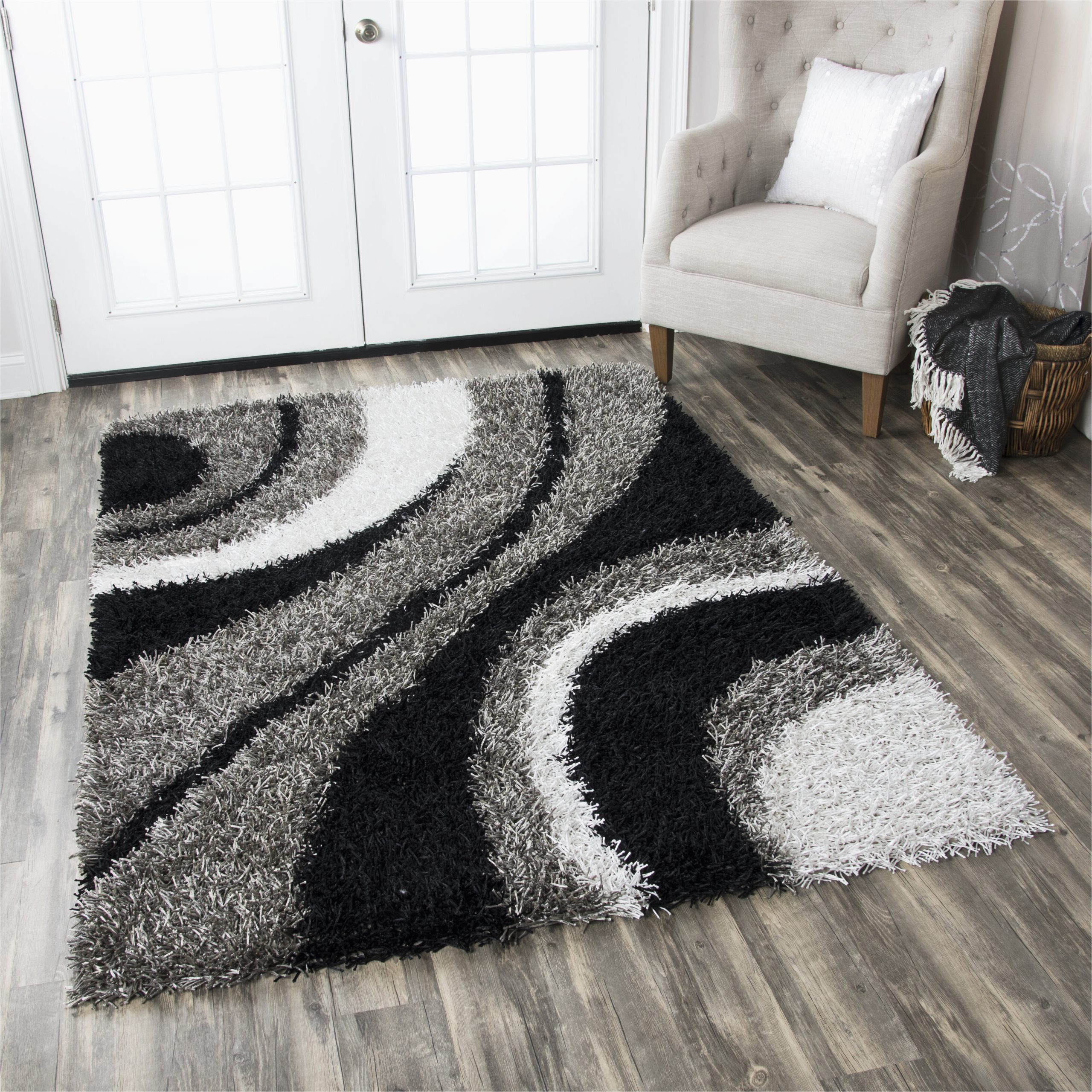 Conestoga Trading Company area Rugs Abstract Tufted area Rug In Gray
