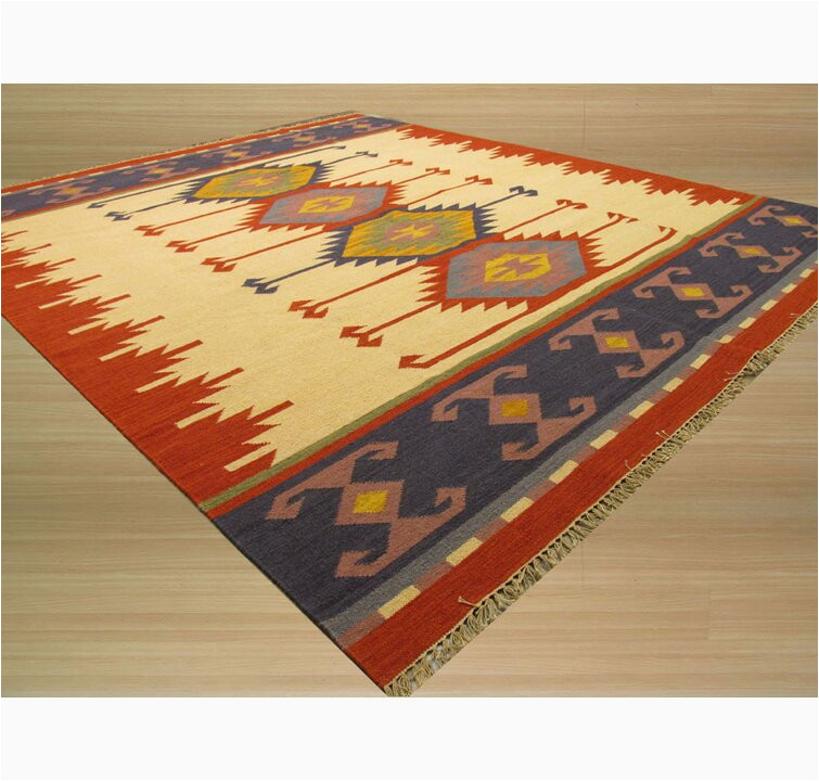 Conestoga Trading Company area Rugs southwestern Handmade Kilim Wool Yellow/red/black area Rug