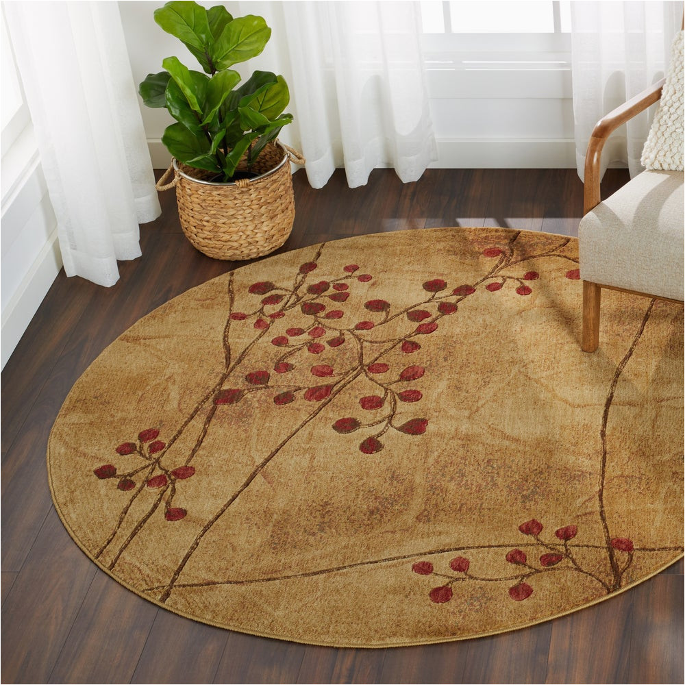 Copper Grove Uwharrie Red Floral area Rug Copper Grove Casual Accent Acrylic Transitional Rug Overstock.com