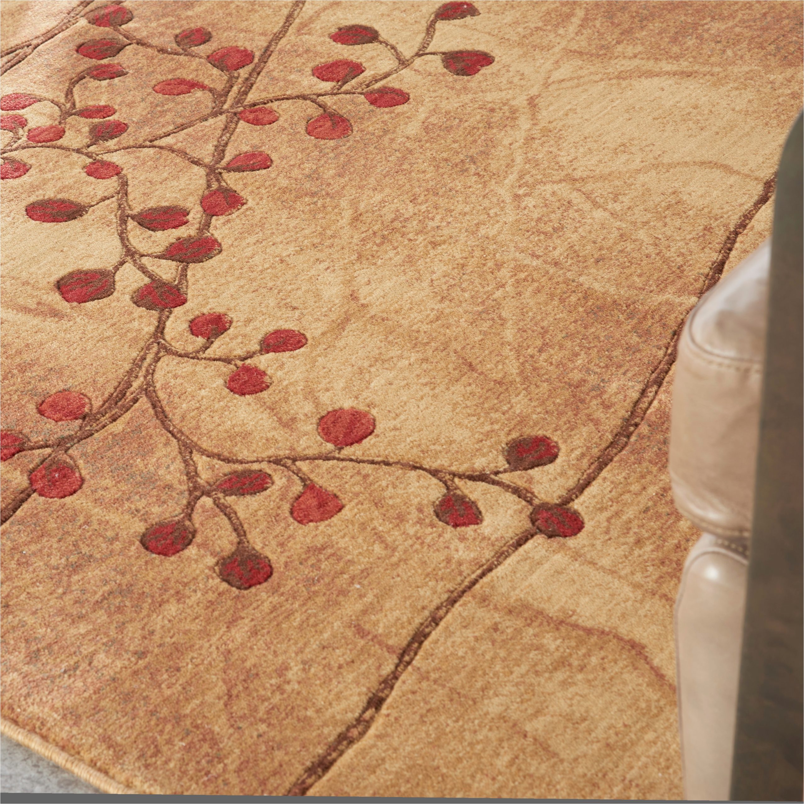 Copper Grove Uwharrie Red Floral area Rug Nourison somerset 5 X 7 Latte Indoor Abstract area Rug In the Rugs …