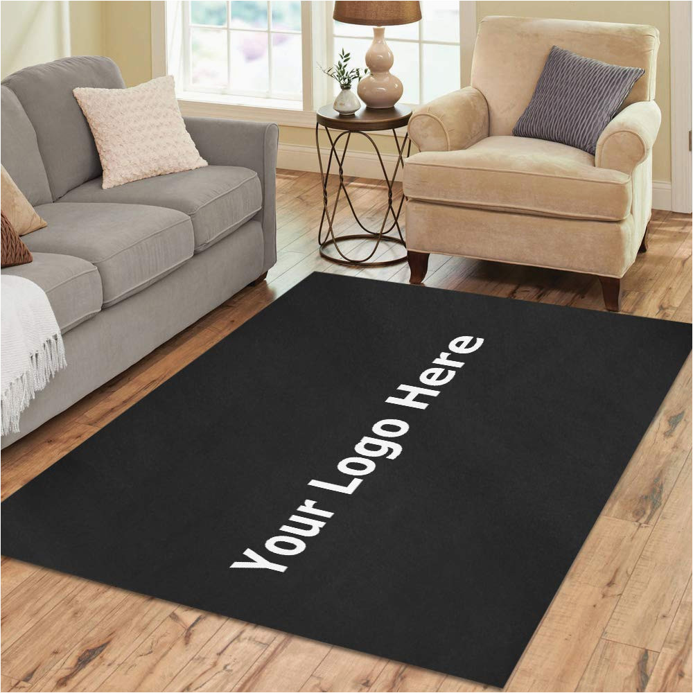 Custom area Rugs Near Me Amazon.com: Interestprint Floor Rugs Mat Custom Add Your Love Logo …