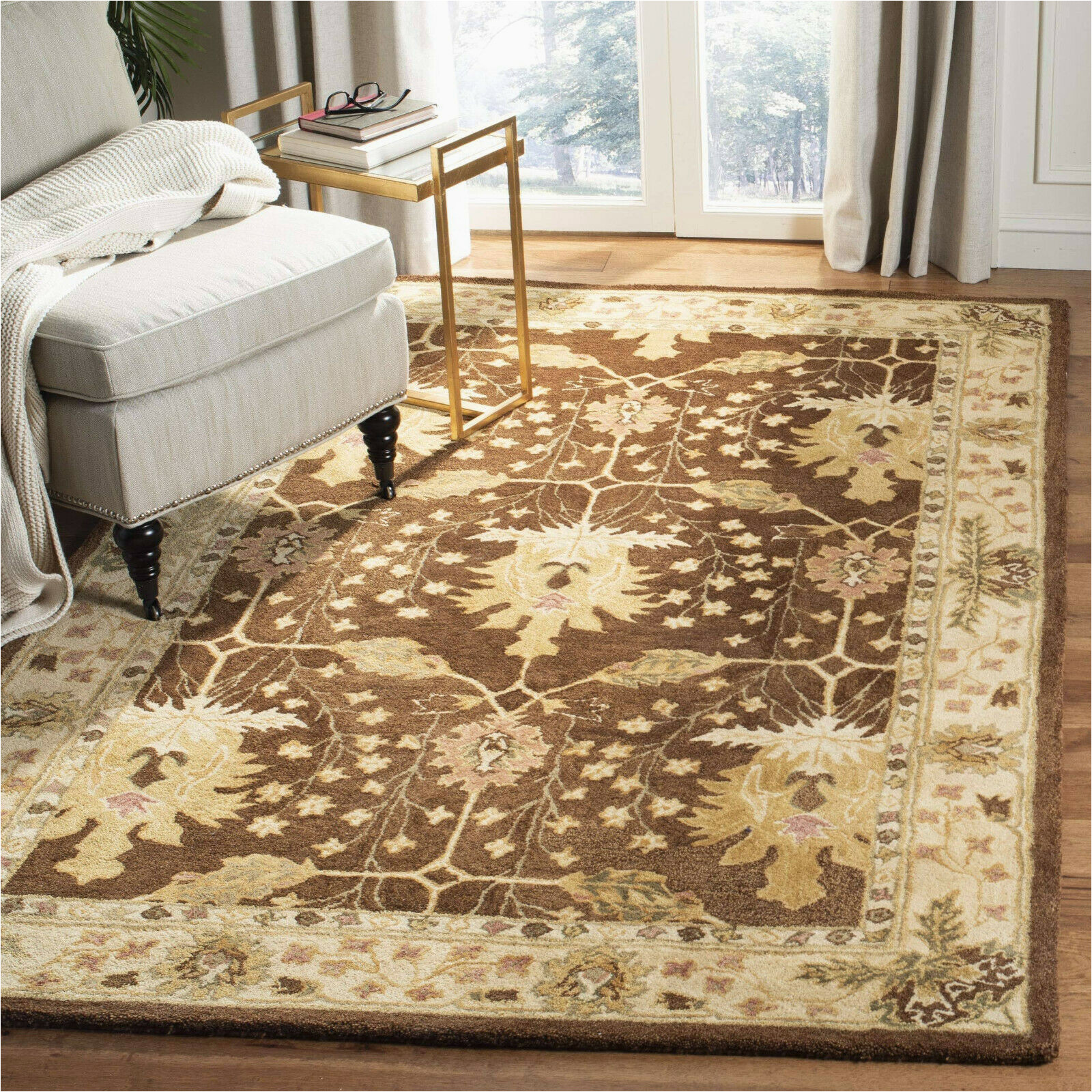 Discounted area Rugs with Free Shipping Arts & Crafts William Morris Style Hand Tufted Wool area Rug **free Shipping**