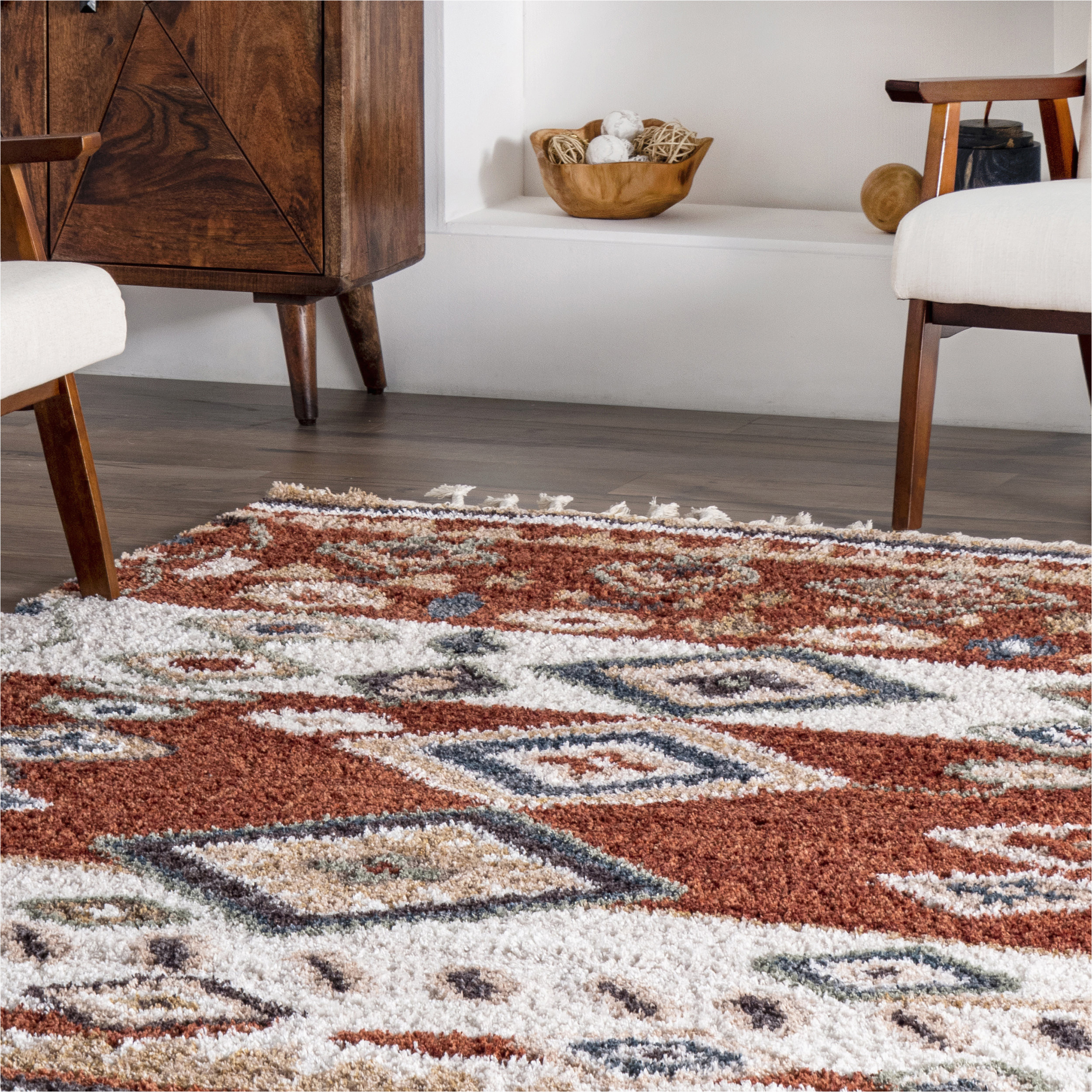 Discounted area Rugs with Free Shipping Deonte Geometric Red area Rug