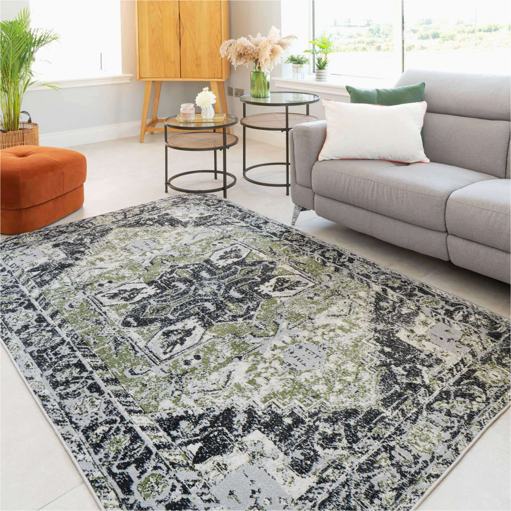 Green Living Room area Rugs soft oriental Green Living Room Rug – Seville