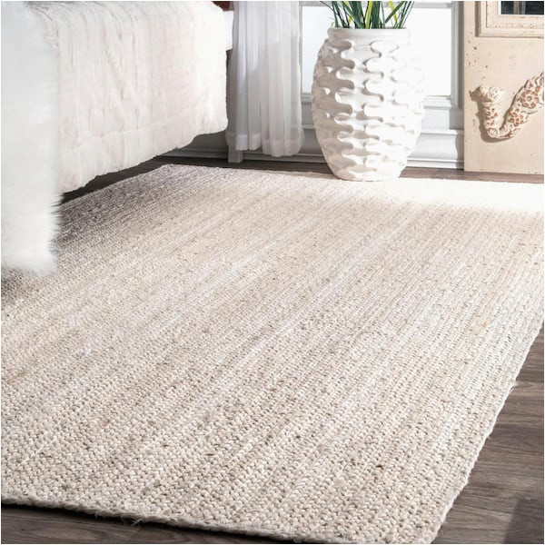 Home Depot area Rugs 10 X 14 Nuloom Rigo Chunky Loop Jute Off-white 10 Ft. X 14 Ft. area Rug …