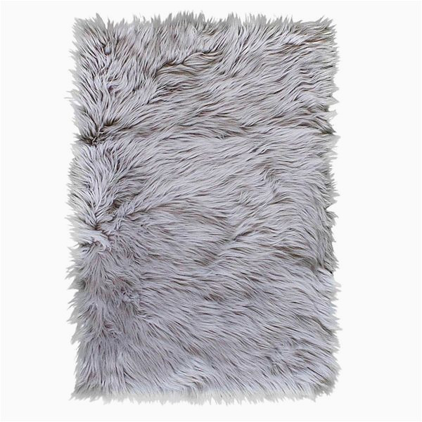 Large area Rugs at Kohls Super area Rugs Plush soft 7 X 5 Foot X Large Sheepskin Shag Faux Fur Rug, Gray