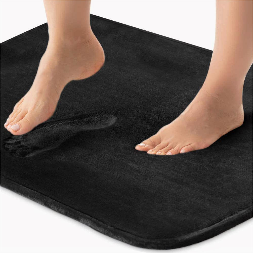 Memory Foam Bath Rug Amazon Gorilla Grip Thick Memory Foam Bath Rug, soft Absorbent Luxury Mats, 30×20, Plush Velvet topside, Machine Wash Rugs, Microfiber Dries Quickly, …