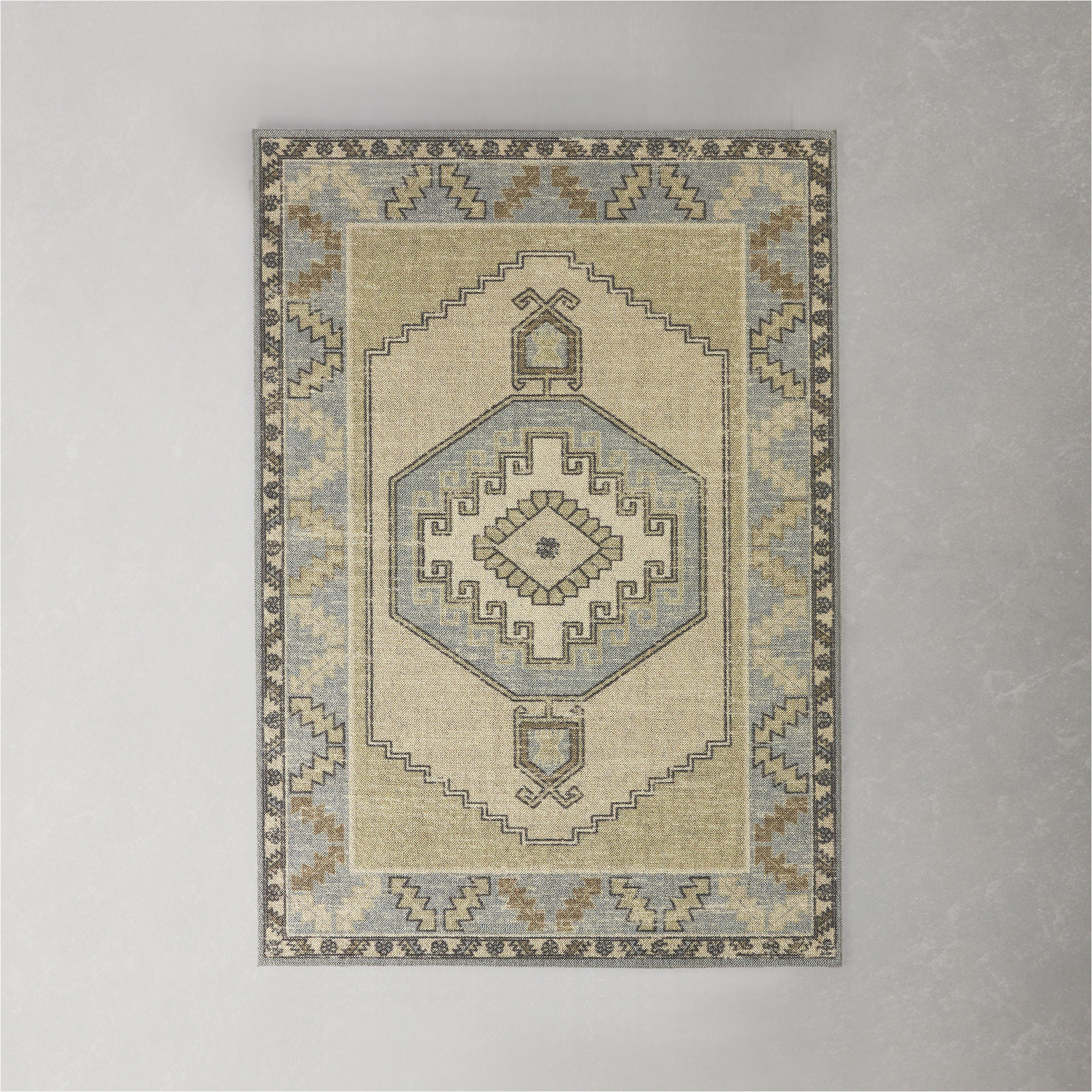 Moyer Indoor Light Blue area Rug Fletcher oriental Light Blue/beige/light Brown area Rug