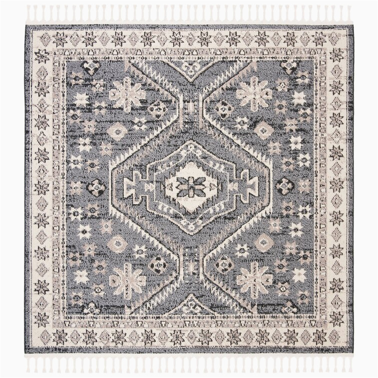 Moyer Indoor Light Blue area Rug Moyer southwestern area Rug In Navy/ivory