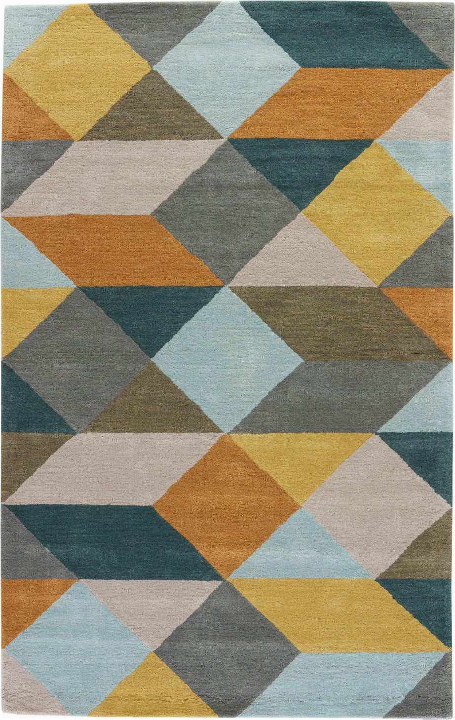 Shavano Hand Tufted Wool Yellow Gold Teal area Rug Jaipur Living En Casa Ojo Lst16 Gold/teal area Rug by Luli Sanchez 1′ 6” Returnable Sample Swatch