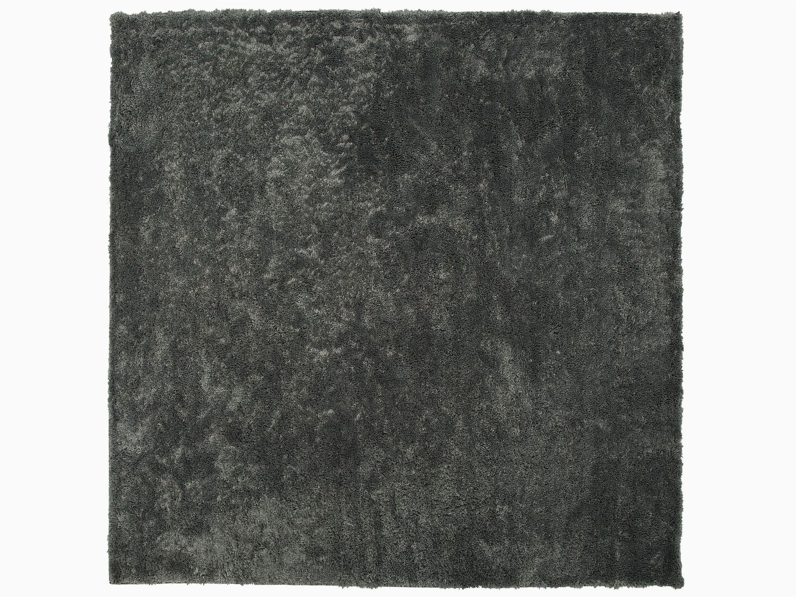 Solid Dark Gray area Rug Teppich Evren Dunkelgrau 200 X 200 Cm Ch