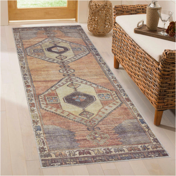 Washable area Rugs and Runners Medinah Washable Runner & area Rug