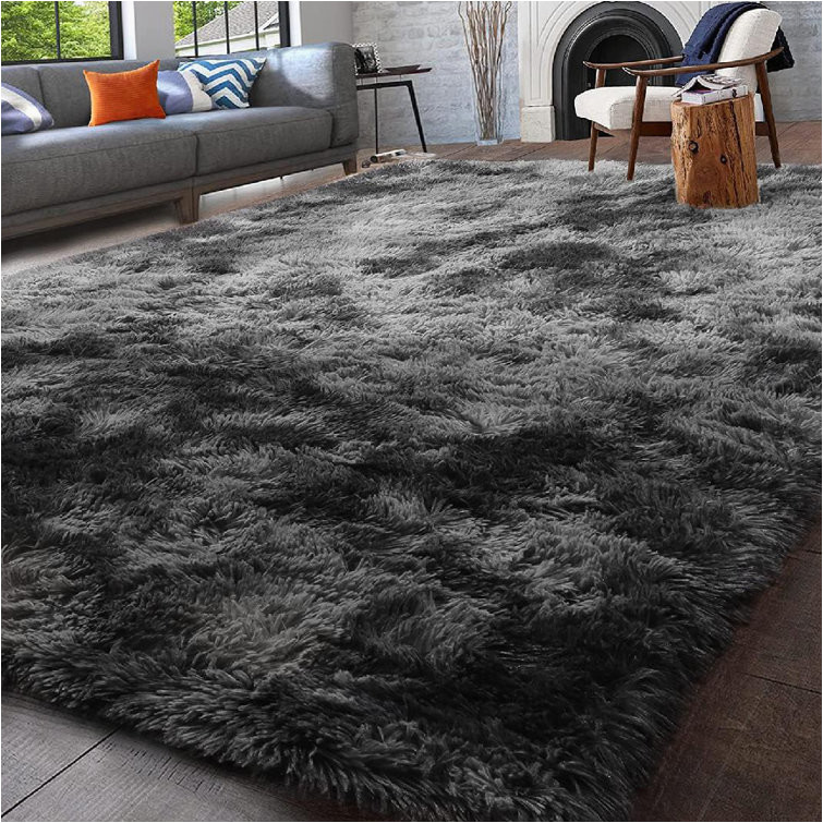 Wayfair area Rugs 3 X 5 Rectangle Jahseim solid Machine Made Tufted 3′ X 5′ Polyester area Rug In Gray